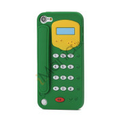 Telefon, Fleksibel silikone  Cover Case for iPod Touch 5 - Grøn