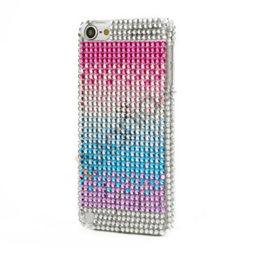 Regnbue Bling Smykkesten Krystal Hard Case Cover til iPod Touch 5