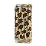 Bling Diamant Krystal Smykkesten Full Cover Case for iPod Touch 5 Leopard Cheetah