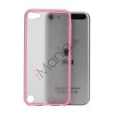 Blankt Hard Back Case til iPod Touch 5 med Soft TPU Kants - Pink