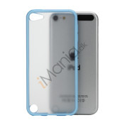 Blankt Hard Back Case til iPod Touch 5 med Soft TPU Kants - Lyseblå