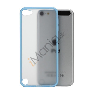 Blankt Hard Back Case til iPod Touch 5 med Soft TPU Kants - Lyseblå