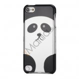 Dejlig Panda Design Snap-On 2 i 1 Hard Back Case Shell til iPod Touch 5