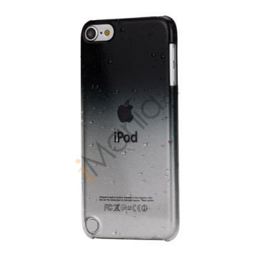 Cover med gradvist farveskift og regndråber Hard Case til iPod Touch 5 - Sort