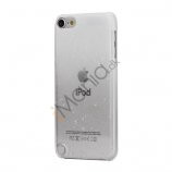 Cover med gradvist farveskift og regndråber Hard Case til iPod Touch 5 - Hvid