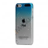 Cover med gradvist farveskift og regndråber Hard Case til iPod Touch 5 - Lyseblå
