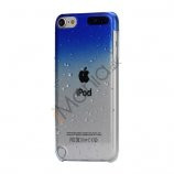 Cover med gradvist farveskift og regndråber Hard Case til iPod Touch 5 - Mørkeblå