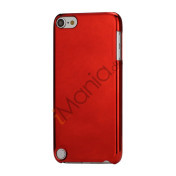 Spejleffekt Galvaniseret Blankt Hard Case Cover til iPod Touch 5 - Rød