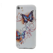 Smukke sommerfugl Diamant Smooth hård plast tilfældet til iPod Touch 5