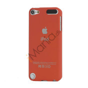 Slim Gummibelagt Beskyttende Hard Case med Apple iPod Logo til iPod Touch 5 - Watermelon Rød
