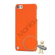 Stærk Hard Gitter Net Skin Case Cover til iPod Touch 5 - Orange