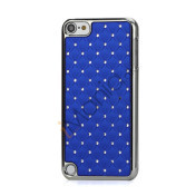 Superb  Diamant Galvaniseret Hard Case til iPod Touch 5 - Mørkeblå