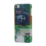 Australien 100 Dollars Valuta Gummibelagt Hard Beskyttelses Case til iPod Touch 5