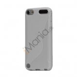 S-formet TPU Cover til iPod Touch 5 - Hvid