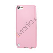 Skinnende Ensfarvet TPU Cover Case til iPod Touch 5 - Pink
