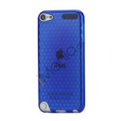 iPod Touch 5 Sekskantet Diamant TPU Gel Skin Cover - Gennemsigtig Blå