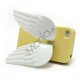 iPhone 4 4S 3D TPU Cover Med Englevinger - Gul