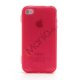 Dobbelt iPhone 4 4S TPU Cover - Gennemsigtig Rød