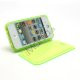 Dobbelt iPhone 4 4S TPU Cover - Gennemsigtig Gulgrøn