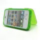 Dobbelt iPhone 4 4S TPU Cover - Gennemsigtig Grøn