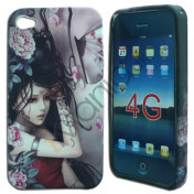 Goth Chick iPhone 4 cover nr 1
