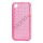 Gennemsigtigt TPU Case til iPhone 4 4S med vævet mønster - Gennemsigtig Pink