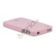 GlitterPulver TPU-Gummicover til iPhone 4 4S - Pink