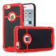 iPhone 7 kombi-cover PC/TPU, rød