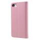 iPhone 7 Etui i ægte spaltlæder, lyserød